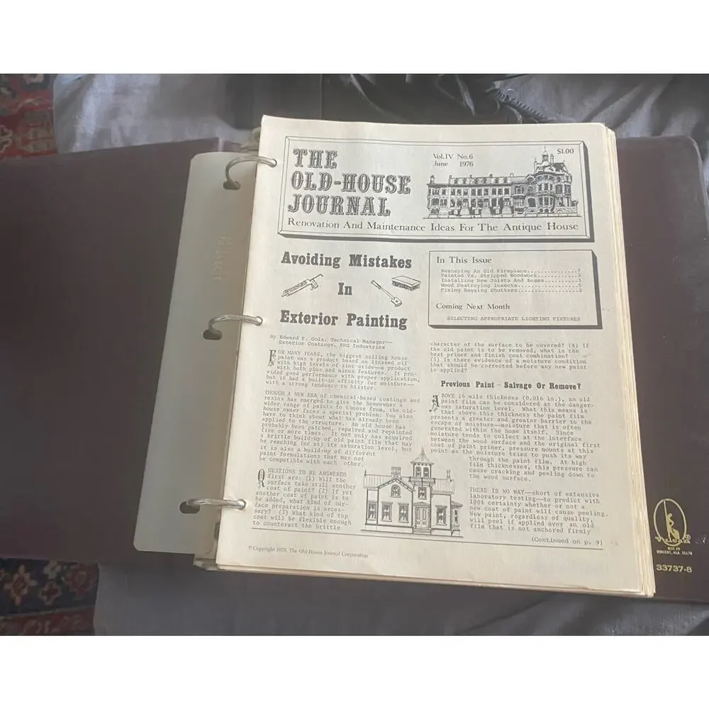 Vintage 33 plus Old House Journals Restoration Maintenance Newsletters